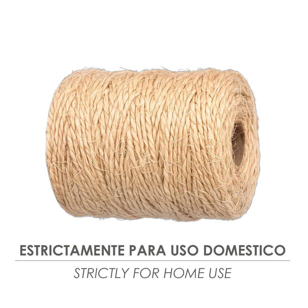 Cuerda Sisal Nº1 Hilo de 2 Cabos (Bobina 220 gr. / 50 m.)