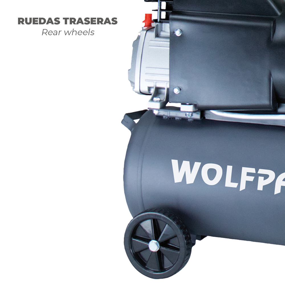 Compresor Wolfpack 24 Litros / 8 Bares / 1,5 Kw - 2,0 HP 