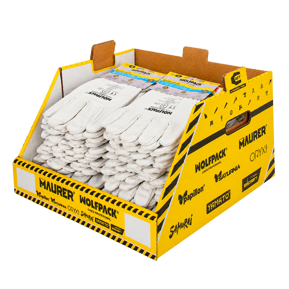Gaveta Apilable Guantes Piel Flor Con Colgador Multitalla