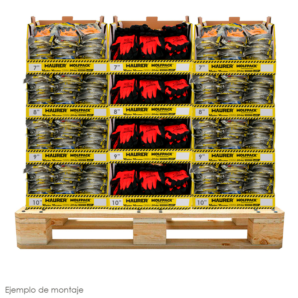 Gaveta Apilable Guantes Piel Flor (Sin Colgador) Multitalla