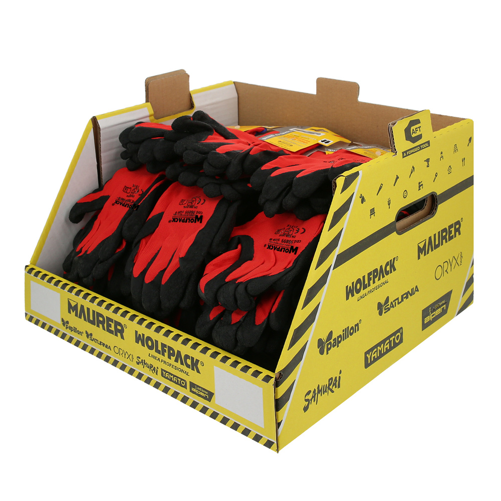 Gaveta Apilable Multitalla - Guantes Latex / Nylon Gripflex