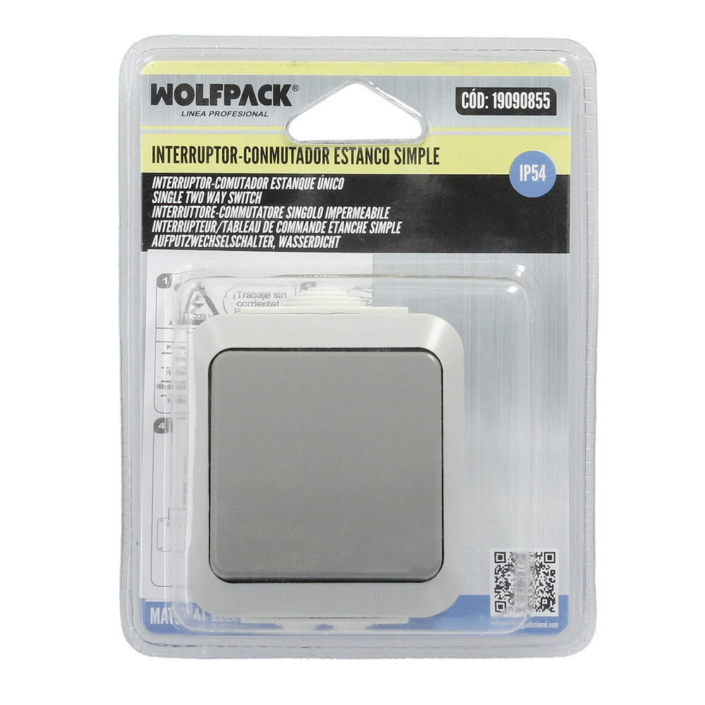 Interruptor Conmutador Con Tapa Simple