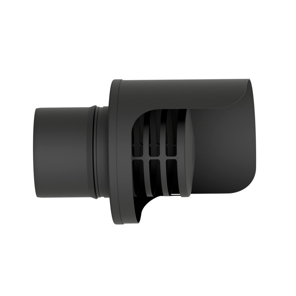 Terminal Horizontal Antilluvia Para Tubos Estufa Pellet Ø 80 mm. 
