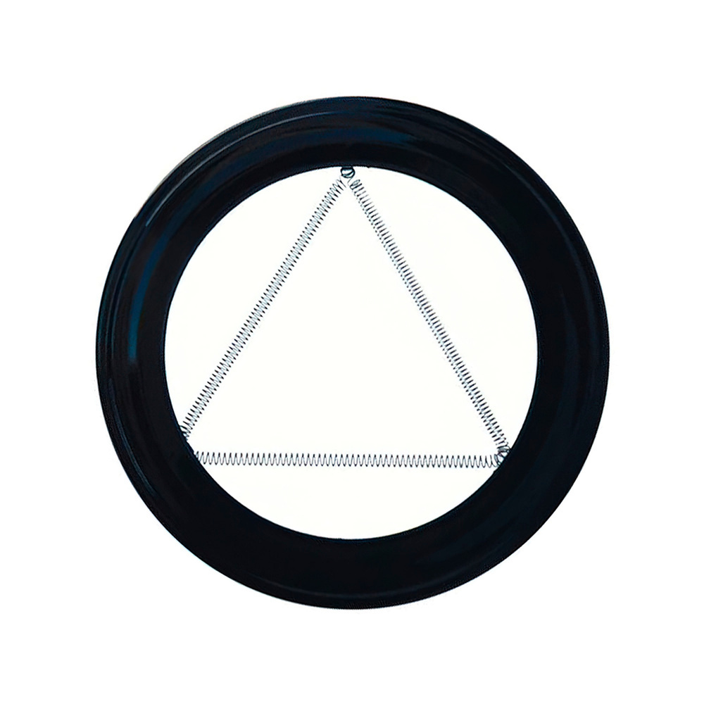 Plafon Embellecedor Estufa Pellet Vitrificado Negro Mate 80 mm.