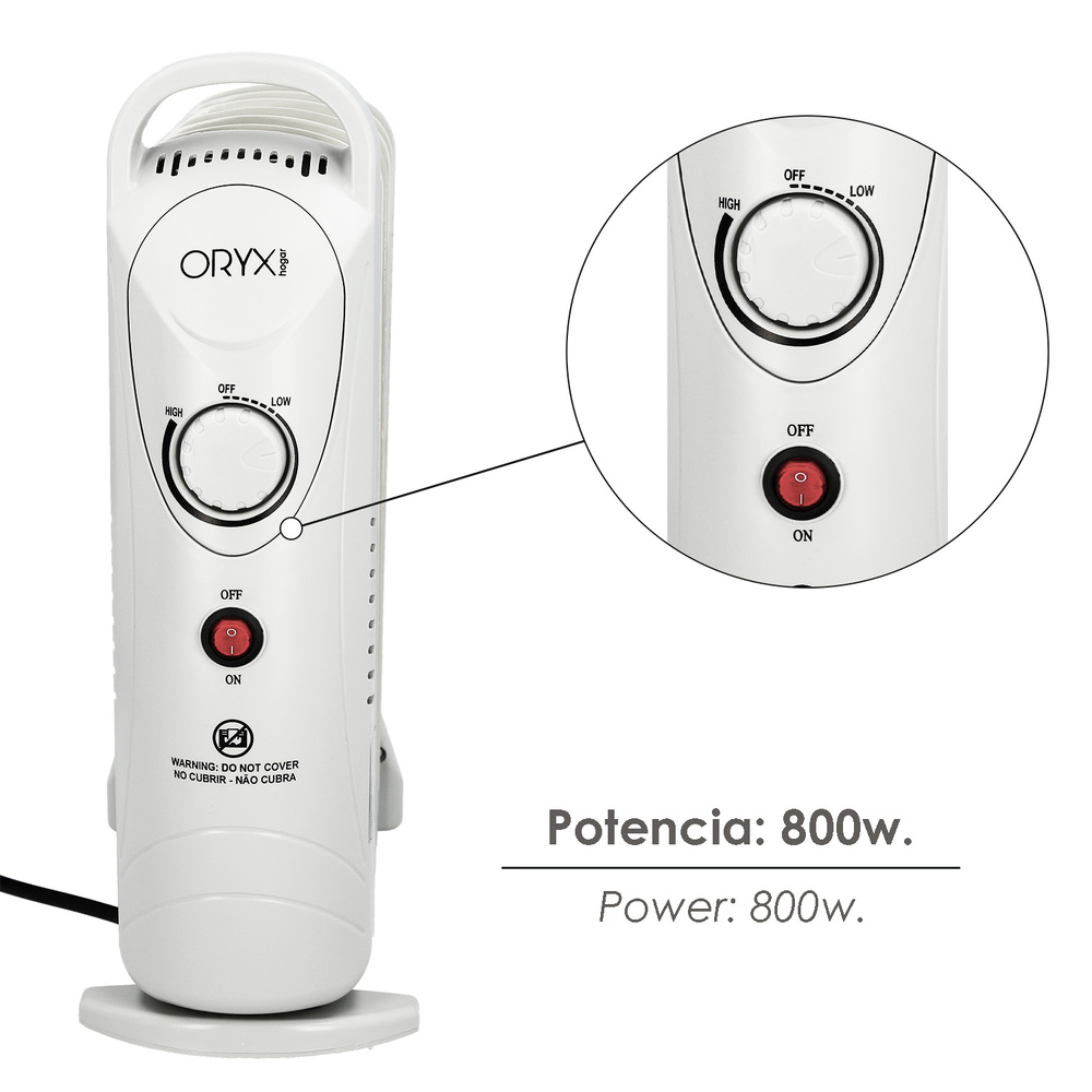 Radiador Aceite  800w 7 Elementos 