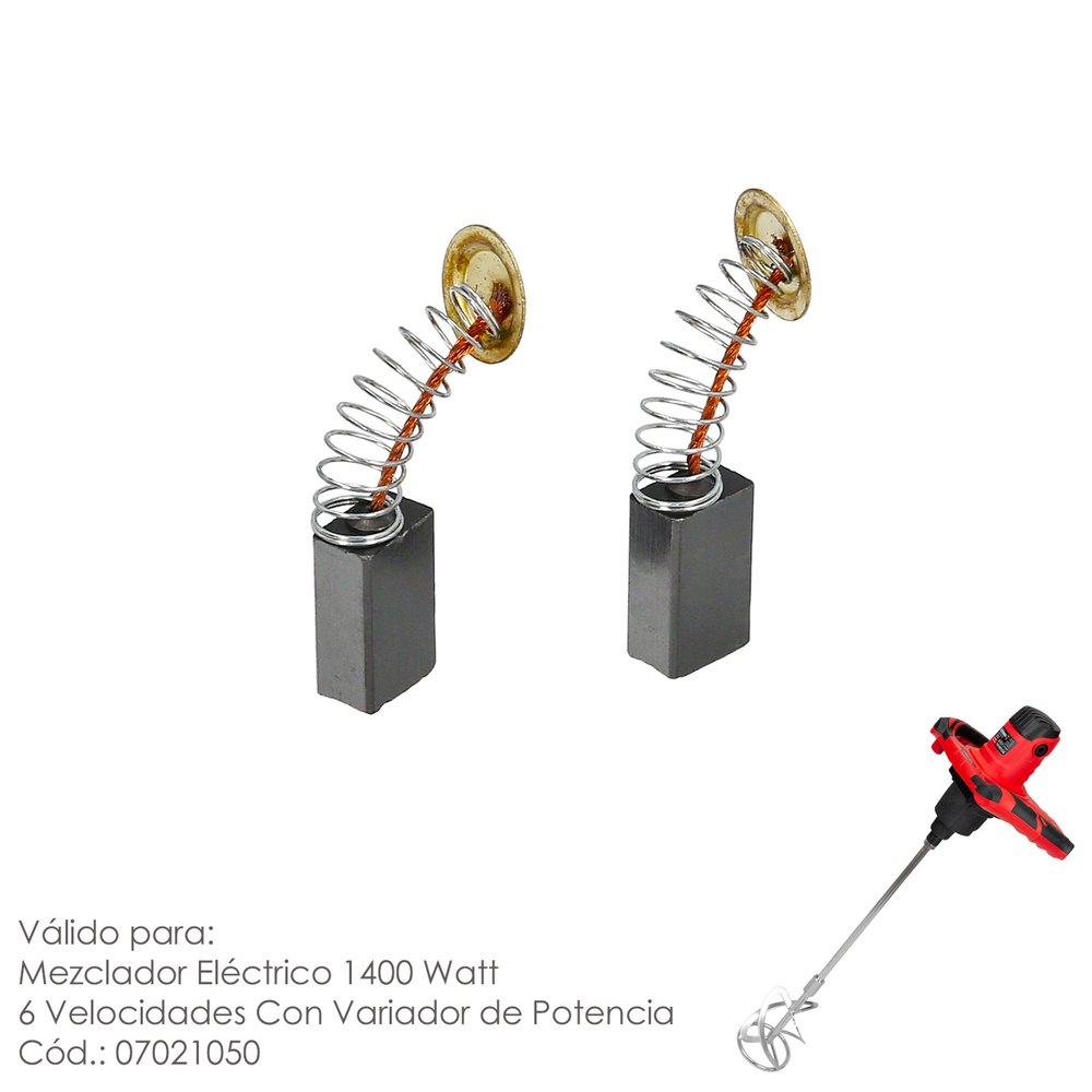 Escobilla Para Mezclador Eléctrico 1400 Watt 6 Velocidades Con Variador De Potencia