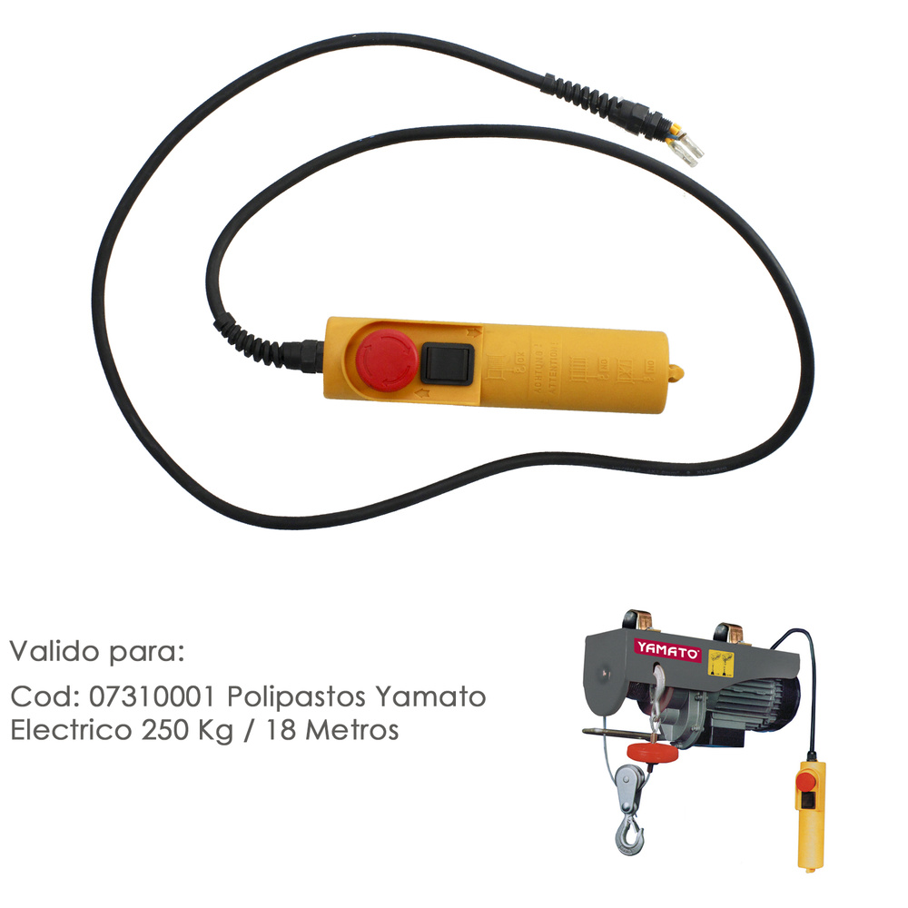 Mando Con Cable Para Polipastos Codigo 07310001 (Modelo 91421)