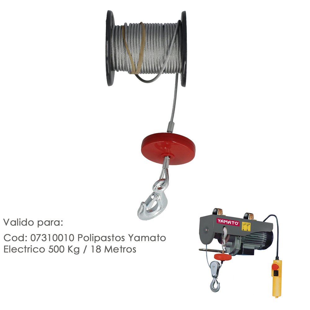Bobina Cable Elevacion Para Polipastos Codigo 07310010 (Modelo 91422)